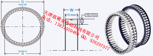 GMNFE453M單向軸承圖紙